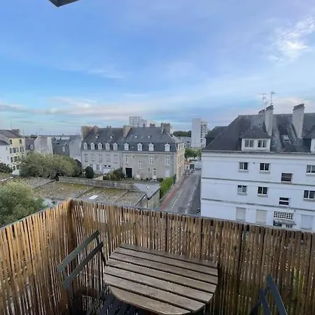 Charmant Appartement T3 Avec Balcon, Centre-Ville Lorient Exterior foto