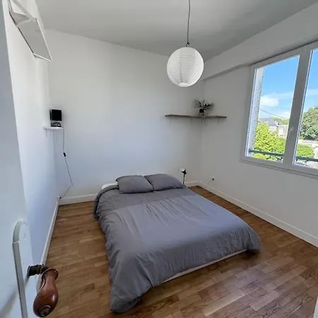 Charmant Appartement T3 Avec Balcon, Centre-Ville Lorient Exterior foto